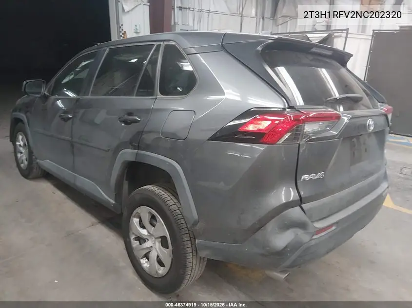 2022 TOYOTA RAV 4 VIN 2T3H1RFV2NC202320 — фото 3
