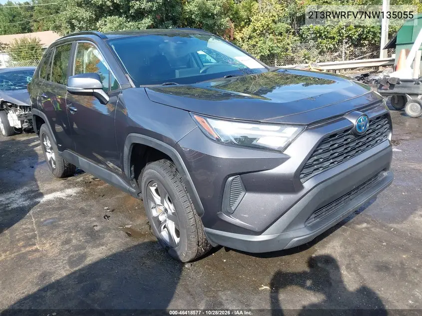 TOYOTA RAV 4 2022, VIN 2T3RWRFV7NW135055