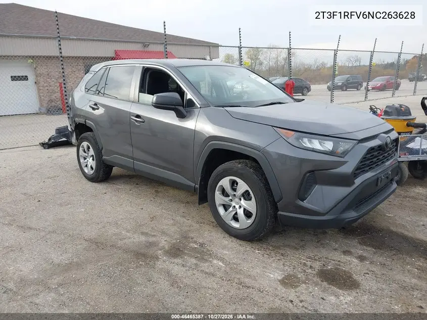 TOYOTA RAV 4 2022, VIN 2T3F1RFV6NC263628