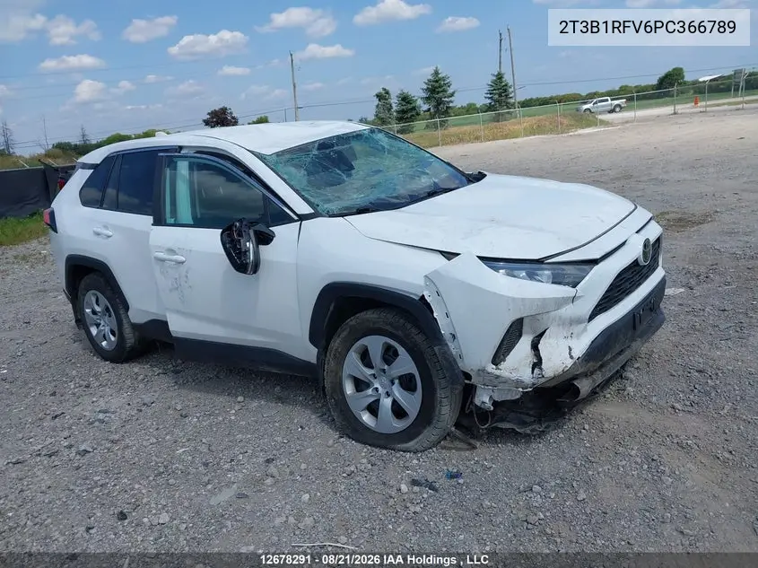 TOYOTA RAV 4 2023, VIN 2T3B1RFV6PC366789