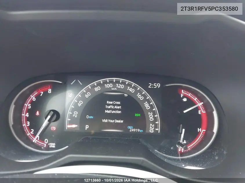2023 TOYOTA RAV 4 VIN 2T3R1RFV5PC353580 — фото 7