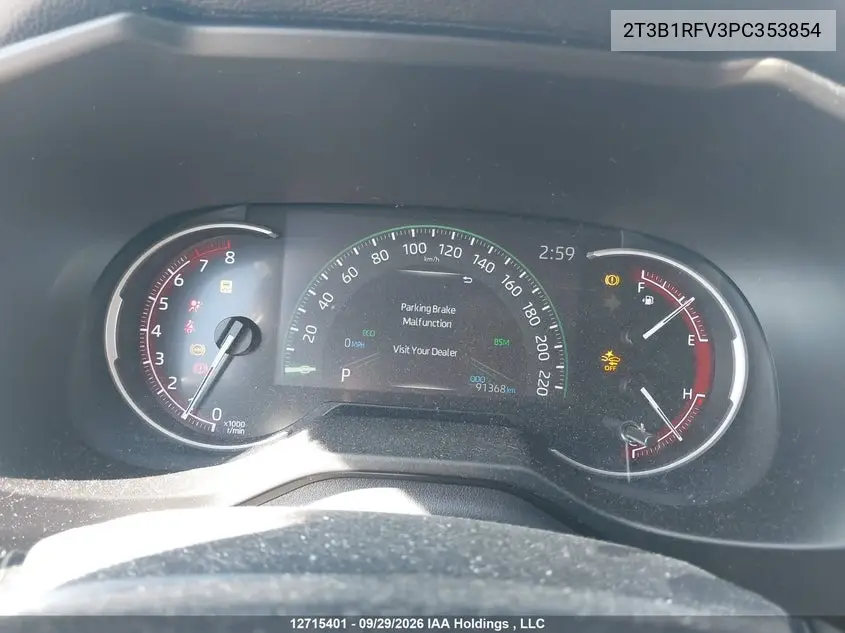 2023 TOYOTA RAV 4 VIN 2T3B1RFV3PC353854 — фото 7