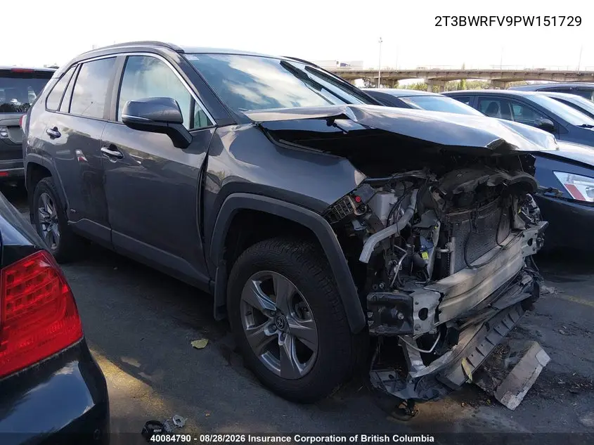 TOYOTA RAV 4 2023, VIN 2T3BWRFV9PW151729