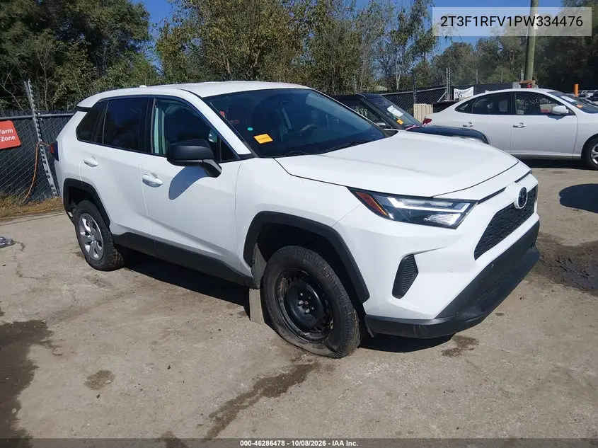 TOYOTA RAV 4 2023, VIN 2T3F1RFV1PW334476