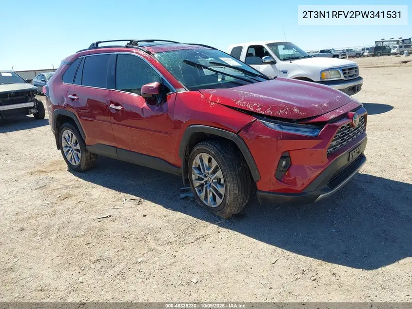 TOYOTA RAV 4 2023, VIN 2T3N1RFV2PW341531