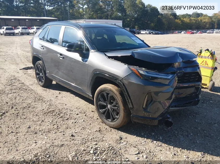 TOYOTA RAV 4 2023, VIN 2T3E6RFV1PW042033