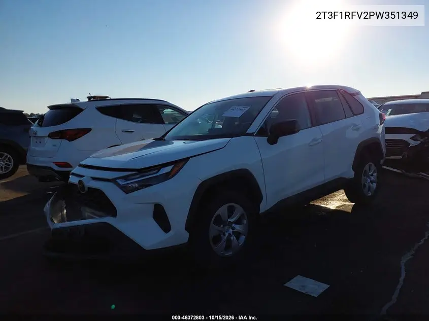 2023 TOYOTA RAV 4 VIN 2T3F1RFV2PW351349 — фото 2