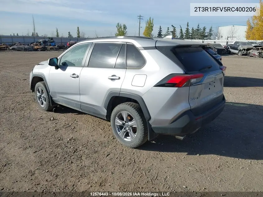 2024 TOYOTA RAV 4 VIN 2T3R1RFV5RC400206 — фото 3