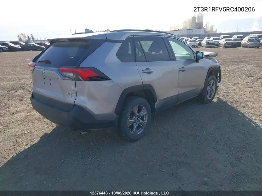 2024 TOYOTA RAV 4 VIN 2T3R1RFV5RC400206 — фото 4