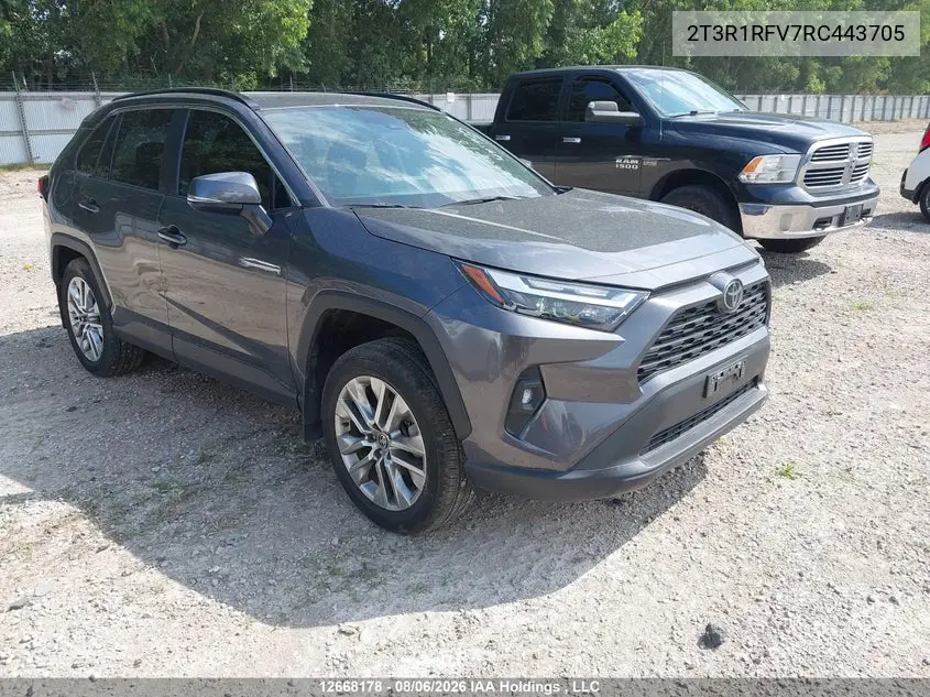 TOYOTA RAV 4 2024, VIN 2T3R1RFV7RC443705
