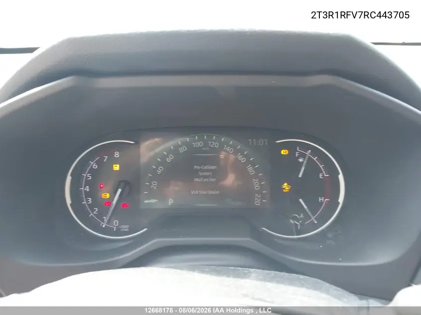 2024 TOYOTA RAV 4 VIN 2T3R1RFV7RC443705 — фото 7