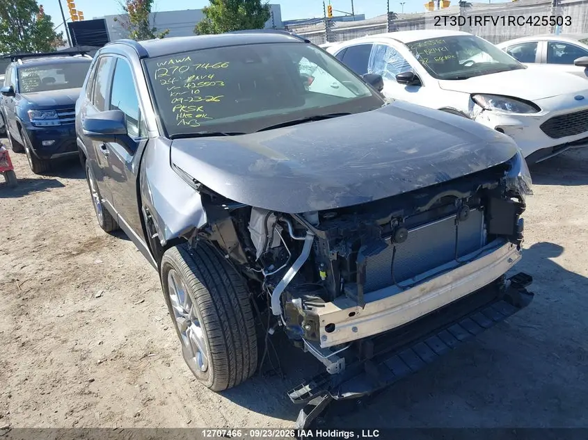 TOYOTA RAV 4 2024, VIN 2T3D1RFV1RC425503