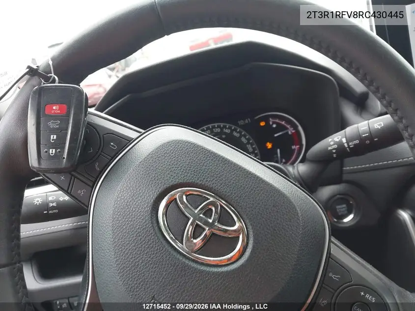 2024 TOYOTA RAV 4 VIN 2T3R1RFV8RC430445 — фото 11