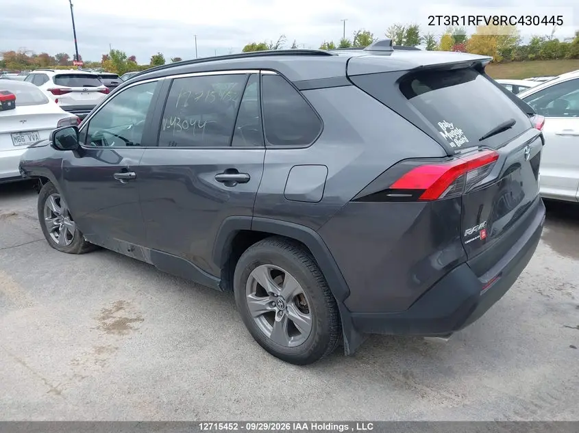 2024 TOYOTA RAV 4 VIN 2T3R1RFV8RC430445 — фото 3