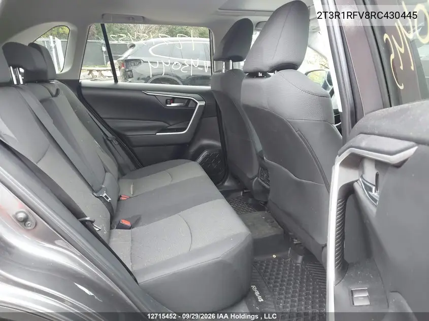 2024 TOYOTA RAV 4 VIN 2T3R1RFV8RC430445 — фото 8