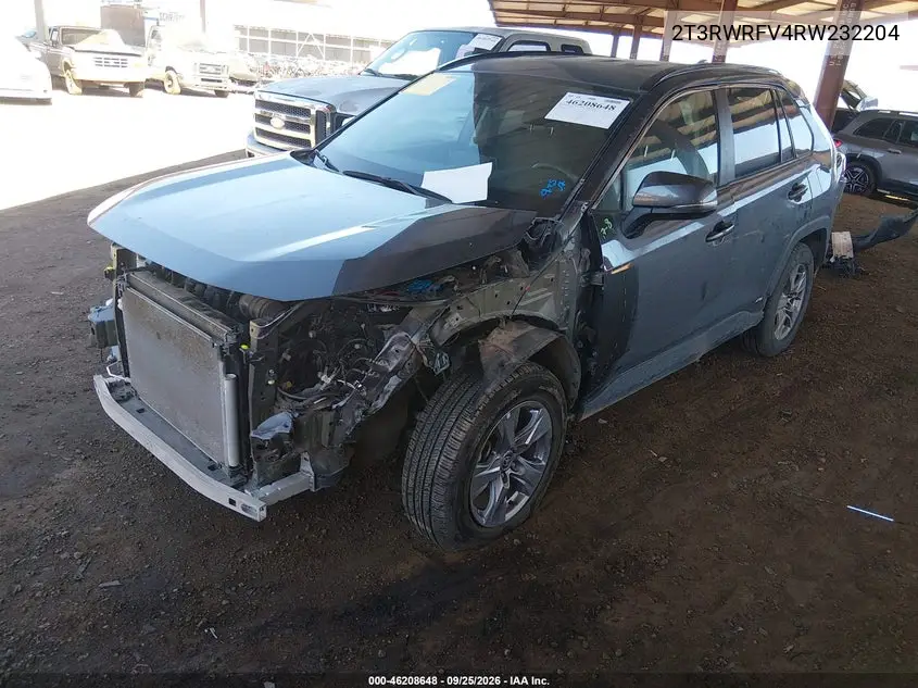 2024 TOYOTA RAV 4 VIN 2T3RWRFV4RW232204 — фото 2