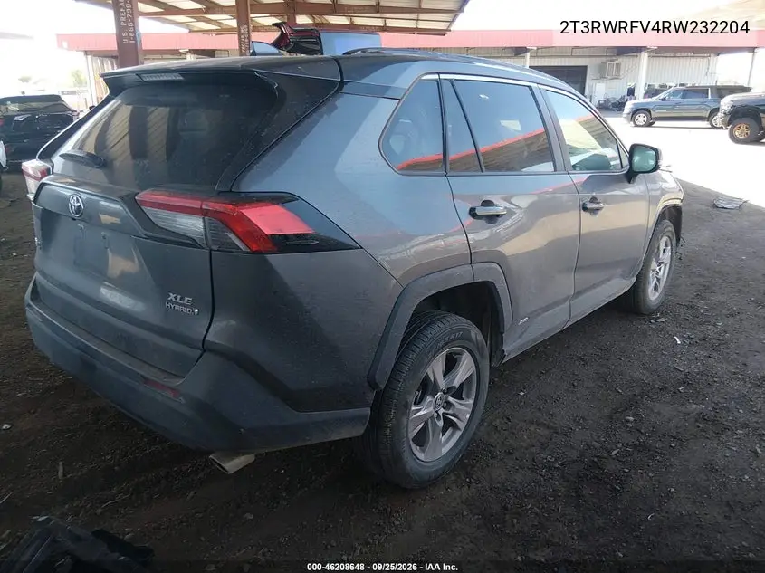 2024 TOYOTA RAV 4 VIN 2T3RWRFV4RW232204 — фото 4