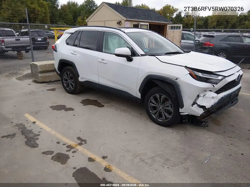 TOYOTA RAV 4 2024, VIN 2T3B6RFV5RW070326