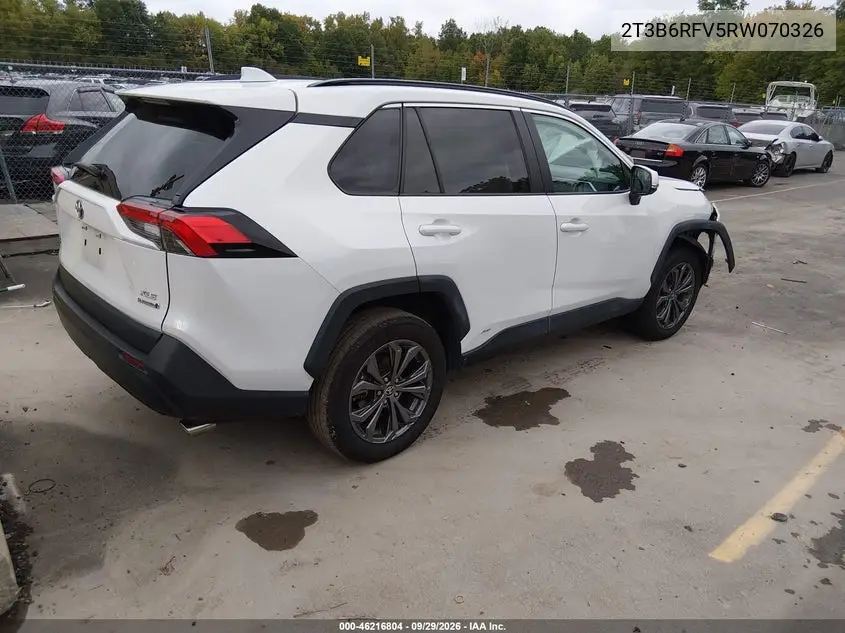 2024 TOYOTA RAV 4 VIN 2T3B6RFV5RW070326 — фото 4
