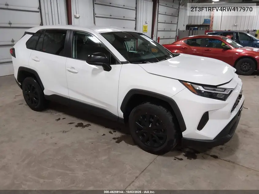 TOYOTA RAV 4 2024, VIN 2T3F1RFV4RW417970