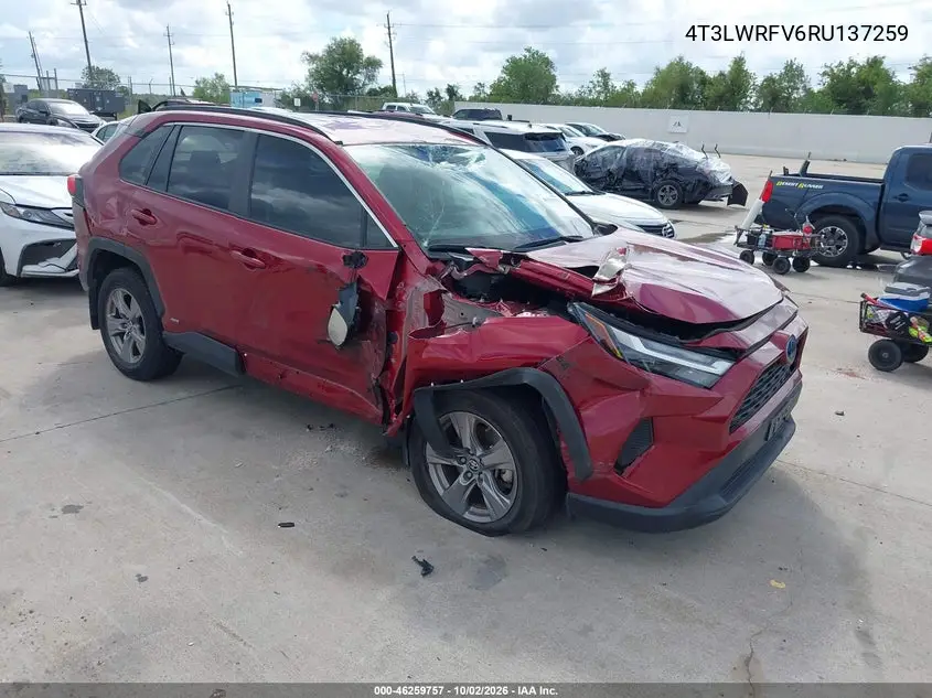 TOYOTA RAV 4 2024, VIN 4T3LWRFV6RU137259