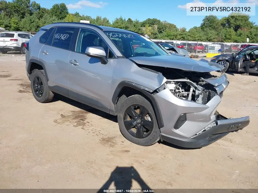 TOYOTA RAV 4 2024, VIN 2T3P1RFV5RC432192