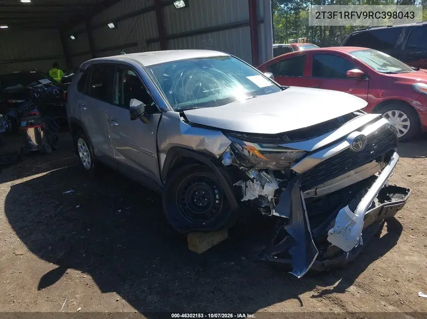 TOYOTA RAV 4 2024, VIN 2T3F1RFV9RC398043