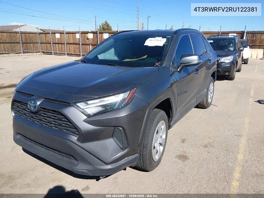 2024 TOYOTA RAV 4 VIN 4T3RWRFV2RU122381 — фото 2