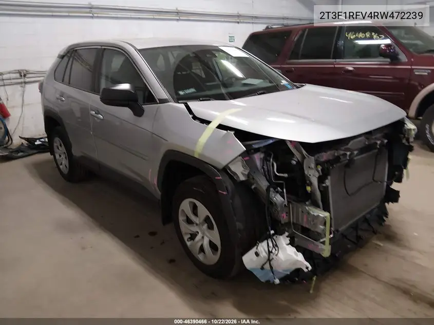 TOYOTA RAV 4 2024, VIN 2T3F1RFV4RW472239