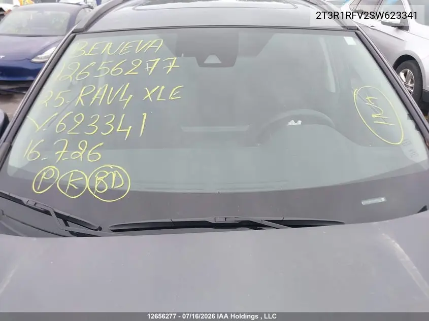 2025 TOYOTA RAV 4 VIN 2T3R1RFV2SW623341 — фото 18
