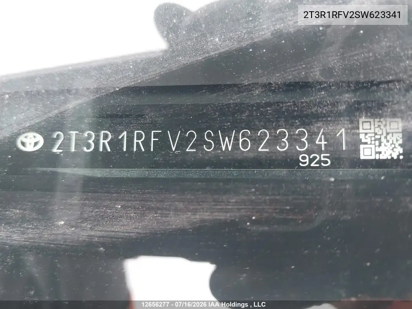 2025 TOYOTA RAV 4 VIN 2T3R1RFV2SW623341 — фото 20
