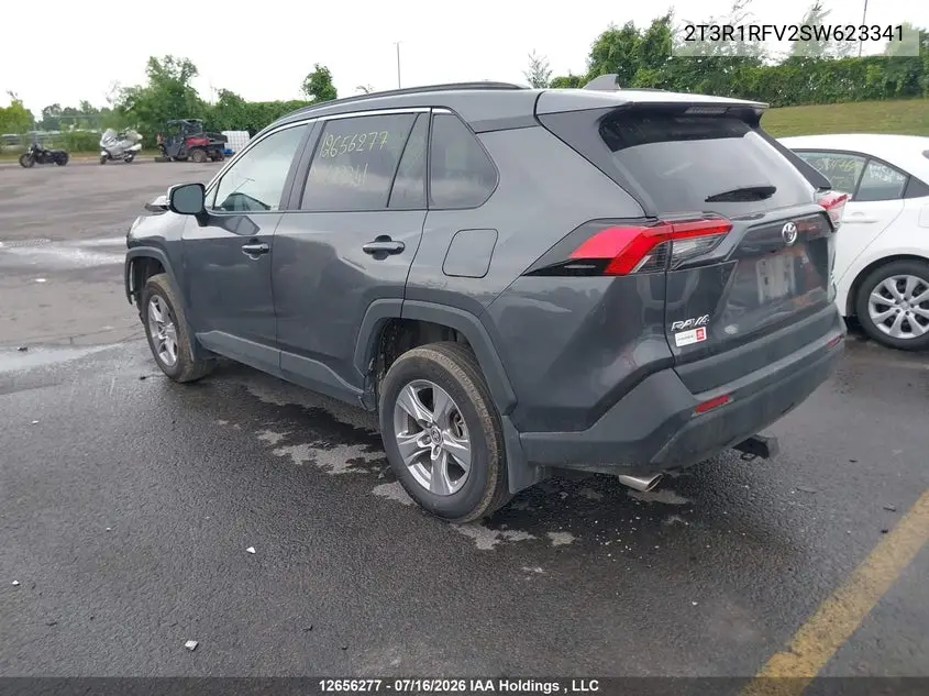 2025 TOYOTA RAV 4 VIN 2T3R1RFV2SW623341 — фото 3