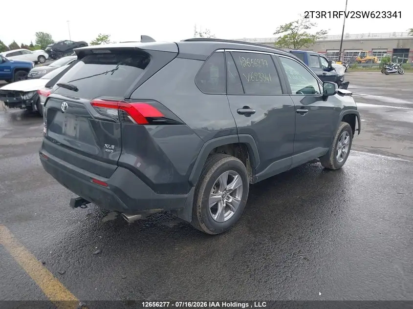 2025 TOYOTA RAV 4 VIN 2T3R1RFV2SW623341 — фото 4