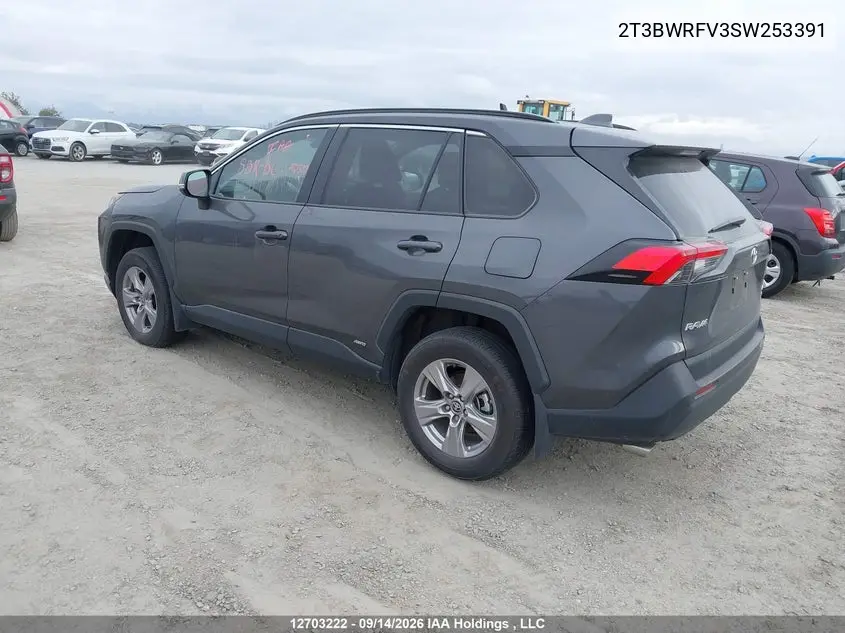 2025 TOYOTA RAV 4 VIN 2T3BWRFV3SW253391 — фото 3