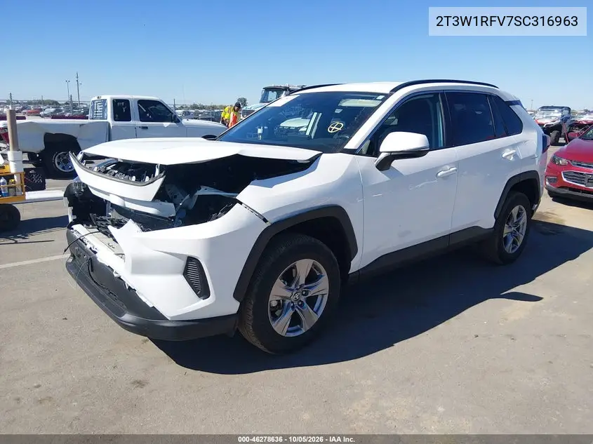 2025 TOYOTA RAV 4 VIN 2T3W1RFV7SC316963 — фото 2