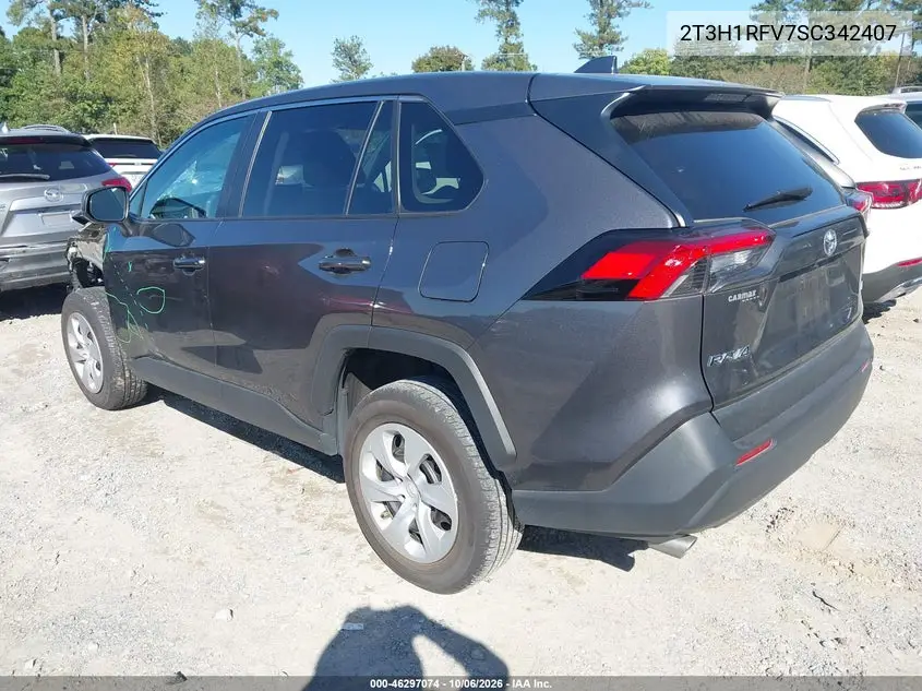 2025 TOYOTA RAV 4 VIN 2T3H1RFV7SC342407 — фото 3