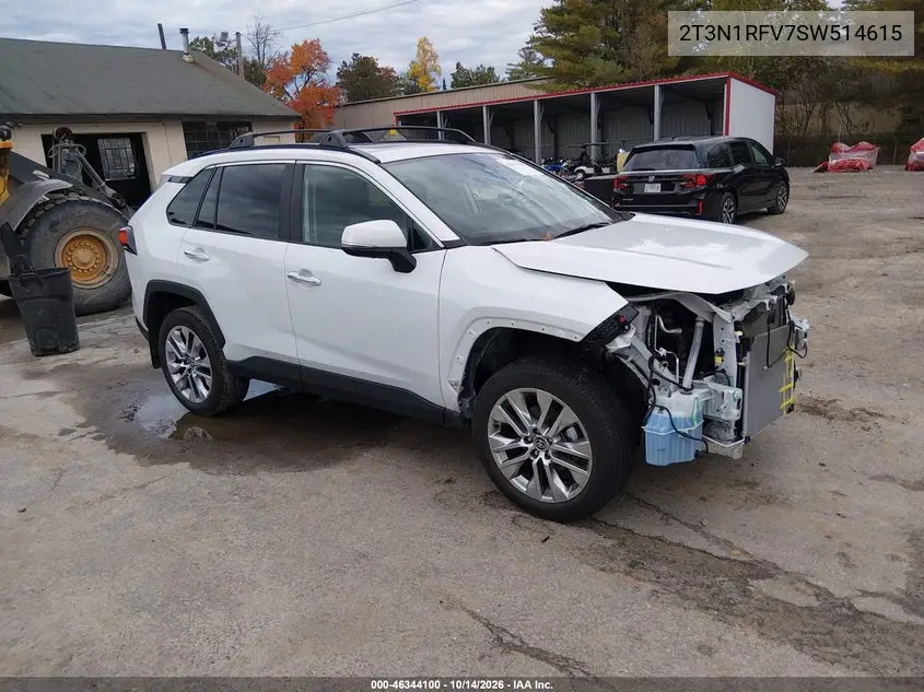 TOYOTA RAV 4 2025, VIN 2T3N1RFV7SW514615