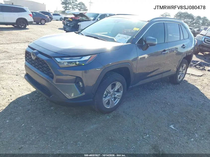 2025 TOYOTA RAV 4 VIN JTMRWRFV8SJ080478 — фото 2