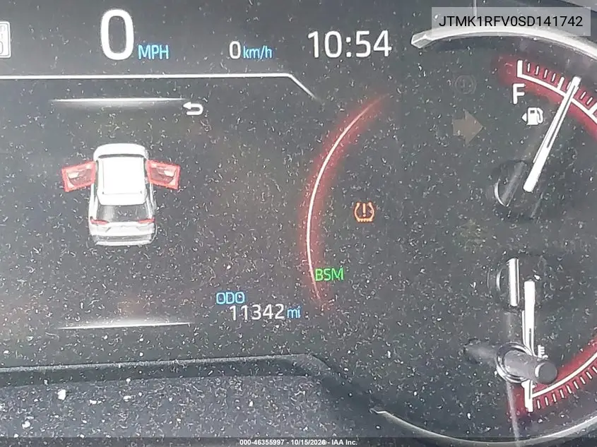 2025 TOYOTA RAV 4 VIN JTMK1RFV0SD141742 — фото 15