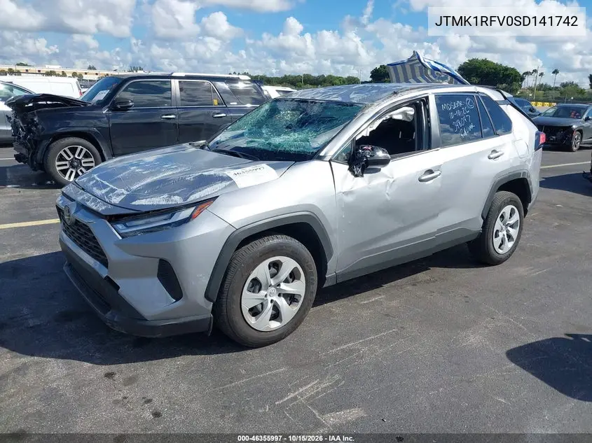 2025 TOYOTA RAV 4 VIN JTMK1RFV0SD141742 — фото 2