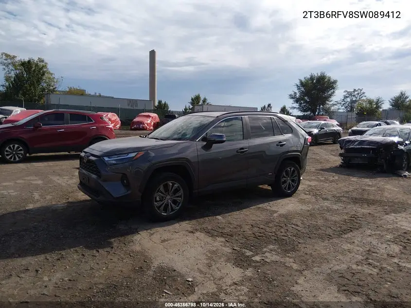 2025 TOYOTA RAV 4 VIN 2T3B6RFV8SW089412 — фото 2