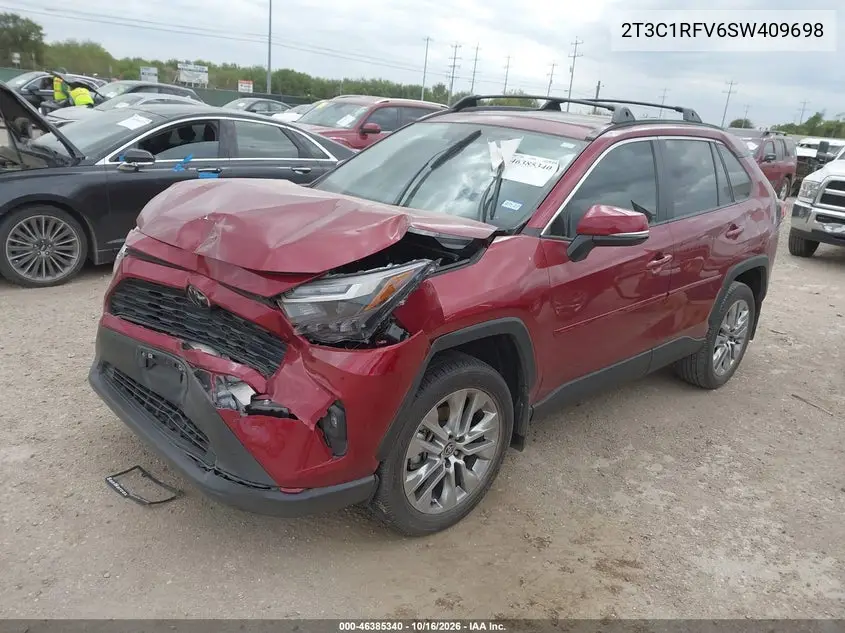 2025 TOYOTA RAV 4 VIN 2T3C1RFV6SW409698 — фото 2
