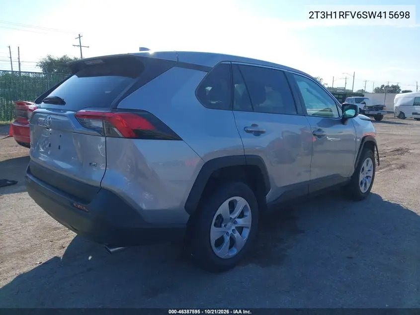 2025 TOYOTA RAV 4 VIN 2T3H1RFV6SW415698 — фото 4