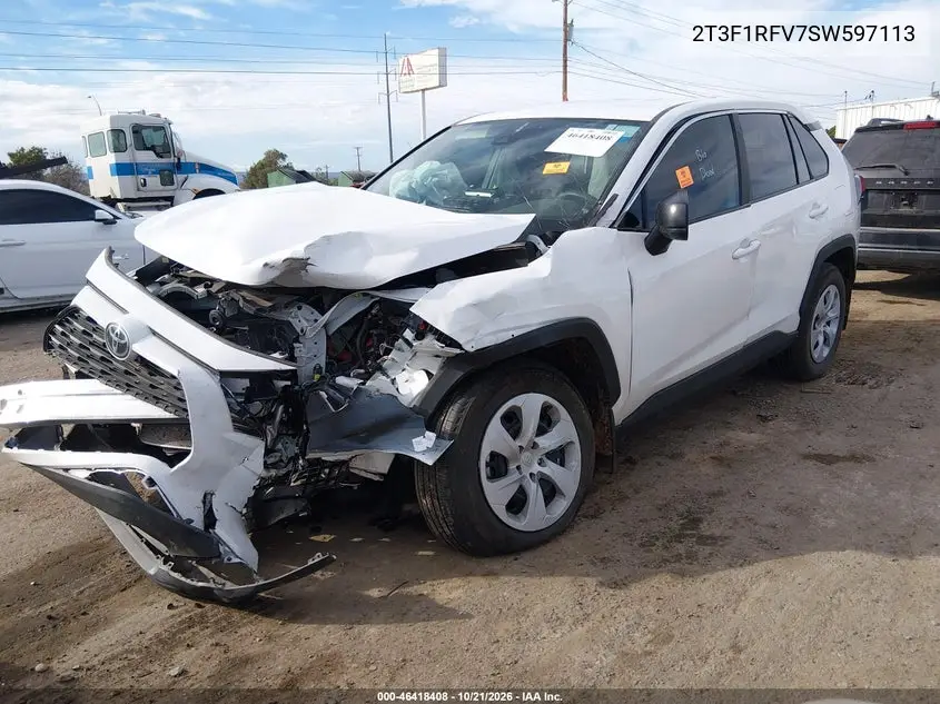 2025 TOYOTA RAV 4 VIN 2T3F1RFV7SW597113 — фото 2