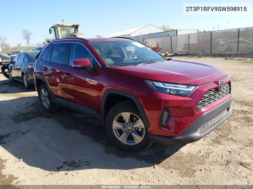 TOYOTA RAV 4 2025, VIN 2T3P1RFV9SW598915
