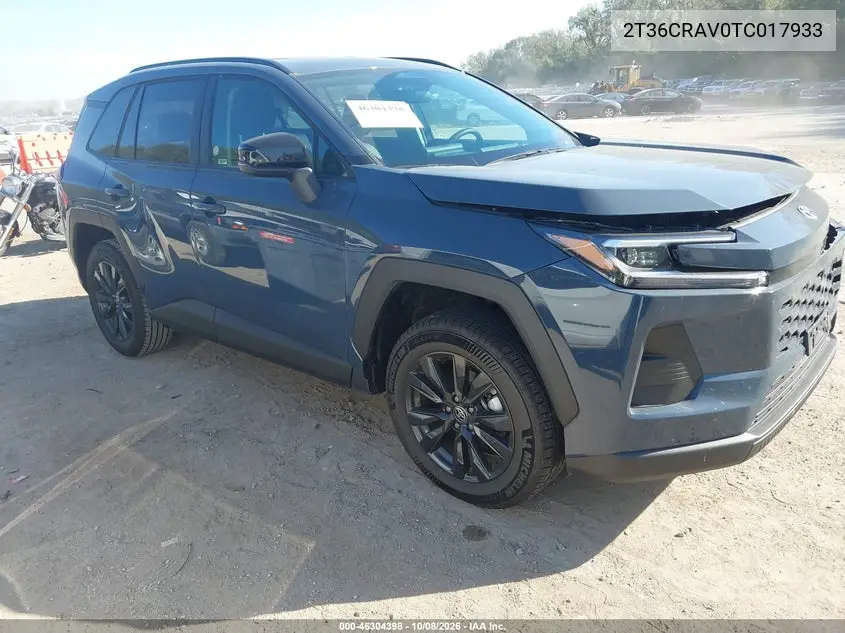 TOYOTA RAV 4 2026, VIN 2T36CRAV0TC017933