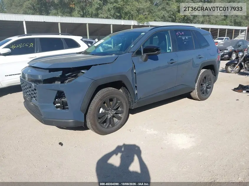 2026 TOYOTA RAV 4 VIN 2T36CRAV0TC017933 — фото 2