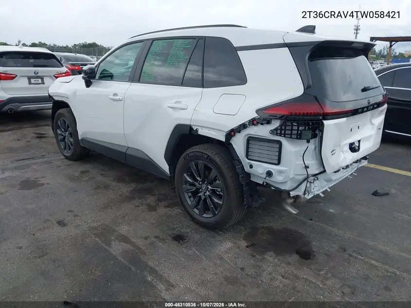 2026 TOYOTA RAV 4 VIN 2T36CRAV4TW058421 — фото 3