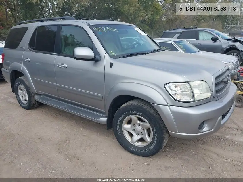 TOYOTA SEQUOIA 2001, VIN 5TDBT44A01S053113