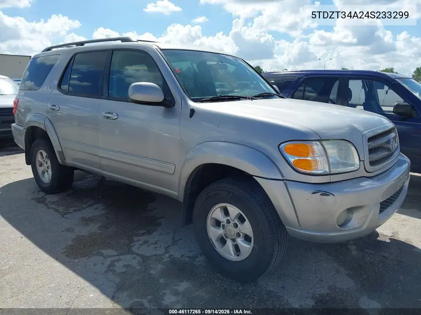 TOYOTA SEQUOIA 2004, VIN 5TDZT34A24S233299